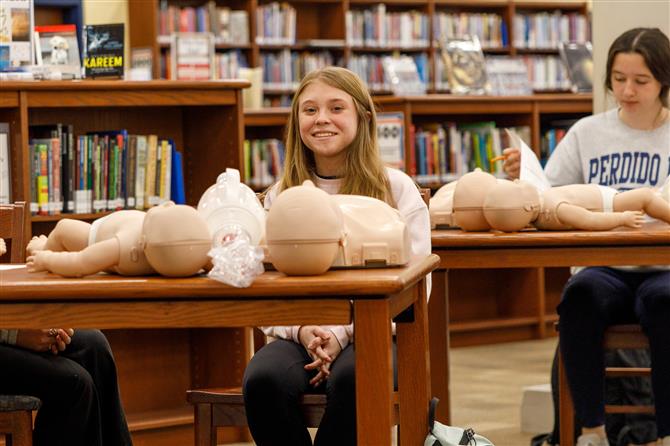 SHS HOSA CPR Class